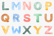 Watercolor Alphabet & Number Clipart, an Illustration by CropUp Creative (Thumbnail 3 of 4)