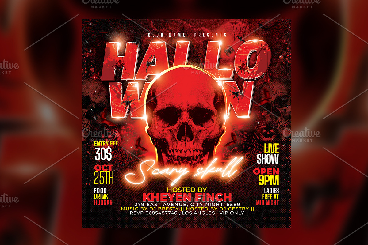 Halloween Flyer, a Flyer Template by RTXdesinger99 (Photo 2 of 3)