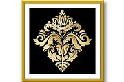 Oriental Vector Pattern With 3D Elements, a Decorative Illustration by FineArtStudio (Thumbnail 2 of 3)