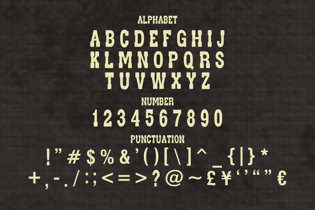Rusthorn Slab - Vintage Font!, a Slab Serif Font by KiddoGlyphs Studio (Photo 5 of 6)