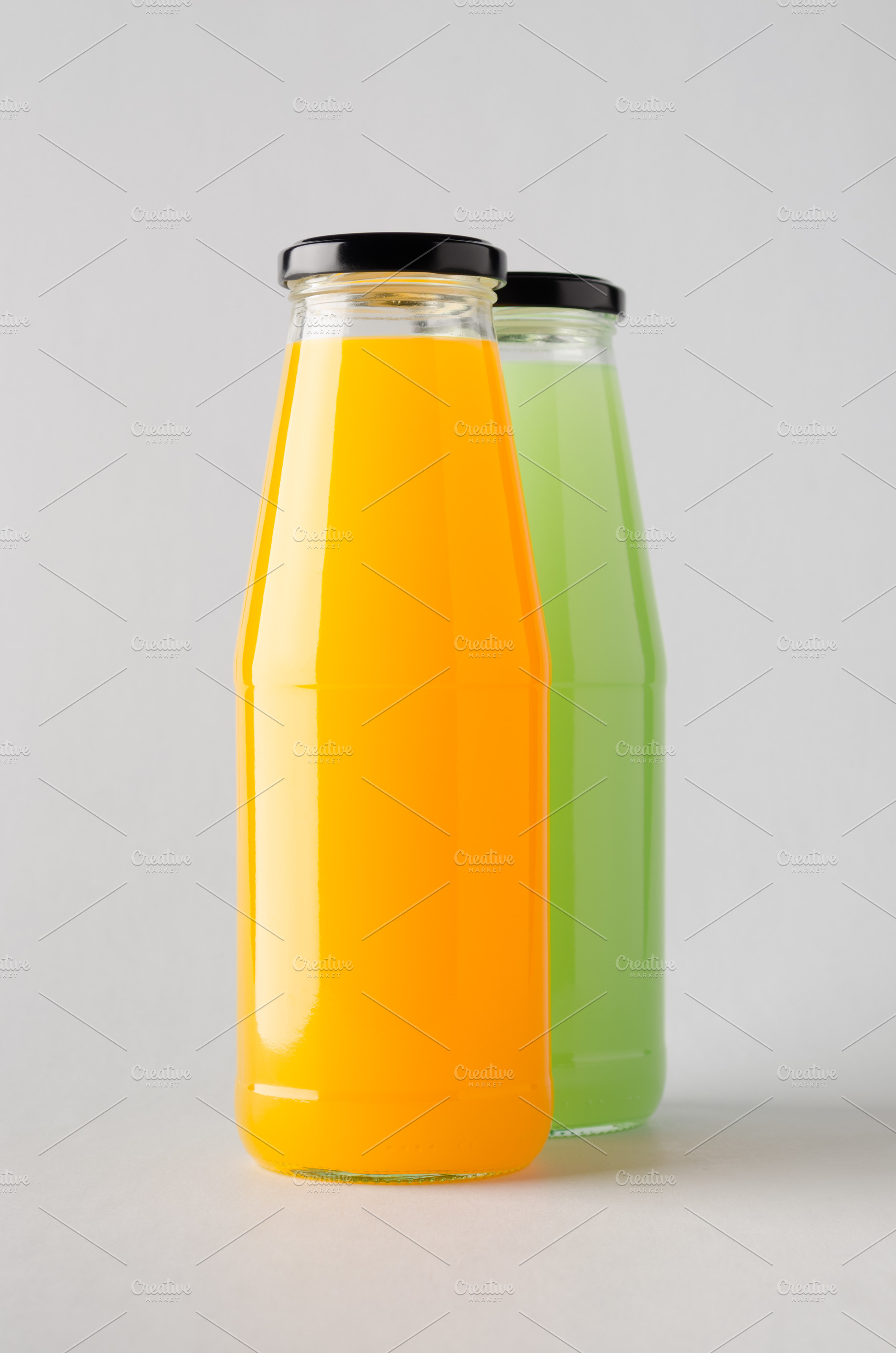 Juice bottle mockup JPEG, a Food & Drink Photo by Shablon