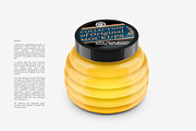 Clear Glass Acacia Honey Jar Mockup, a Packaging Mockup by Reformer Mockup (Thumbnail 5 of 6)