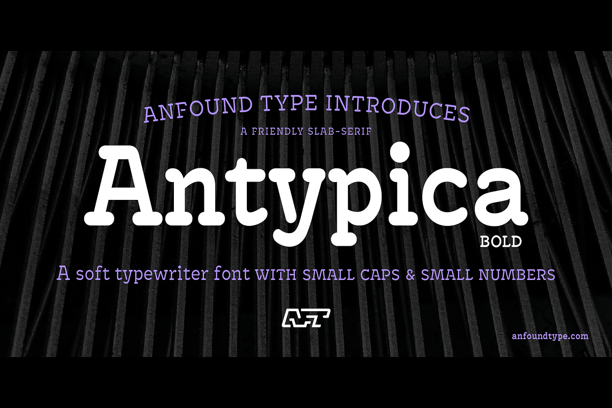 Antypica Bold, a Slab Serif Font by Anfound Type (Photo 1 of 12)