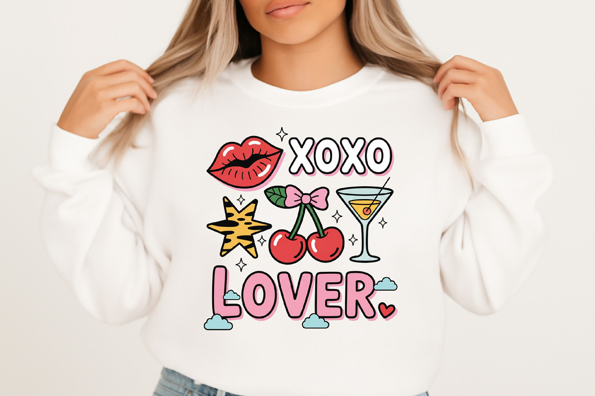 Valentine's Day Png, Cute XOXO Lover, an Illustration by Designking (Photo 2 of 6)