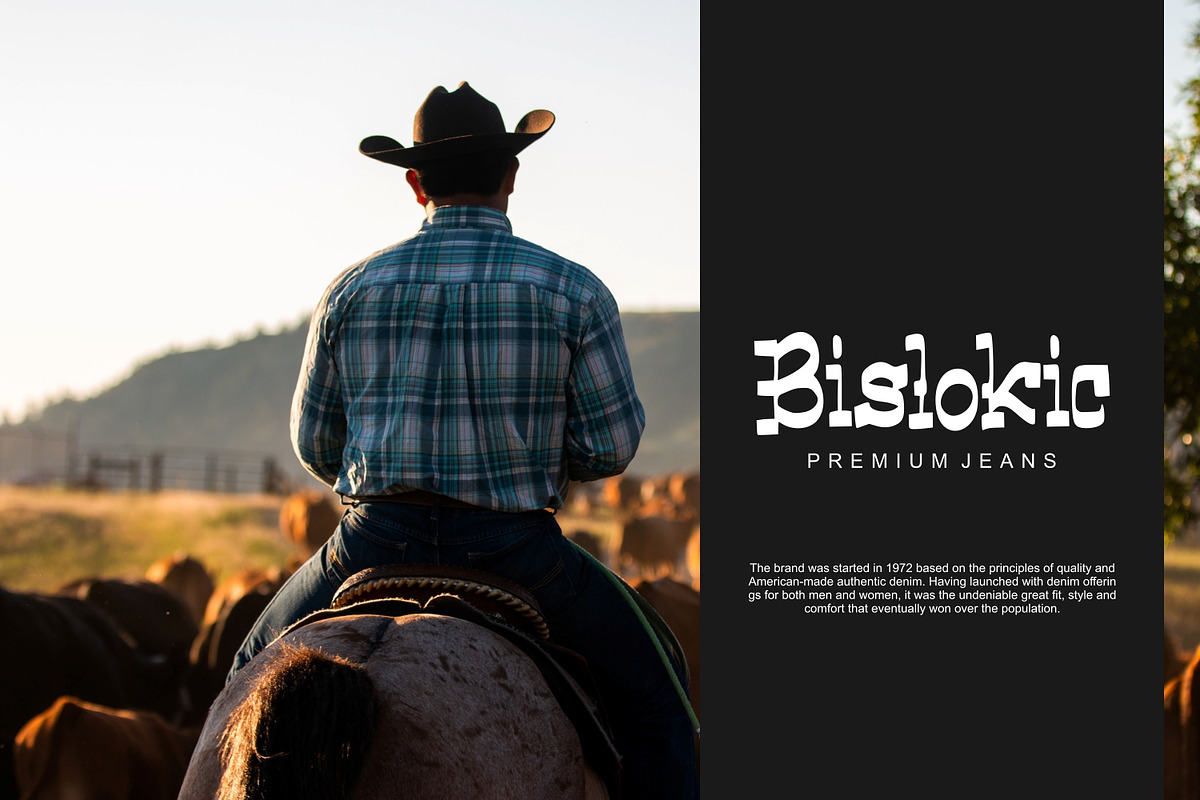 Rapi Horse - Modern Western, a Serif Font by VUNIRA (Photo 2 of 6)