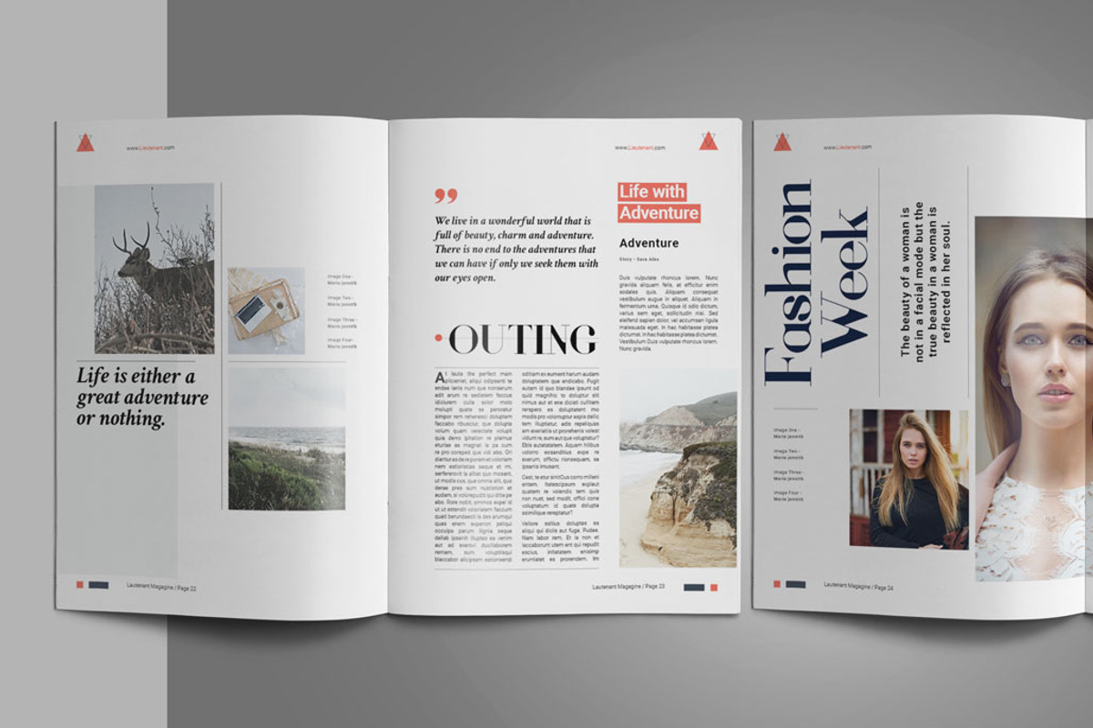 Lieutenant Magazine, a Magazine Template by Elite_Standard (Photo 11 of 14)