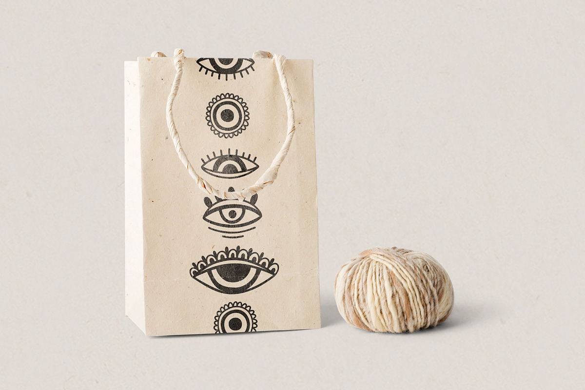 Third eye - illustration and pattern, a Decorative Illustration by Moonflora (Photo 3 of 8)