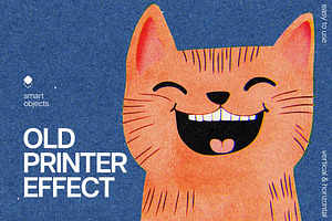 Old Printer Effect, a Layer Style Add-On by Design Squad