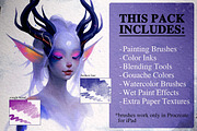 Painting Master Pack For Procreate, a Brush Add-On by Nuclear Brushes (Thumbnail 2 of 10)