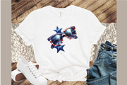 American 4th of July - Patriotic Gla, an Illustration by Sublimation Artist (Thumbnail 4 of 6)