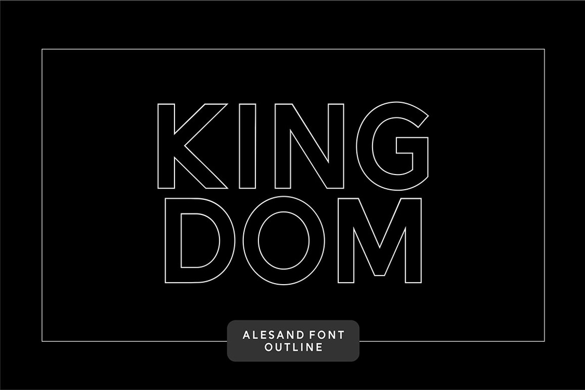 Alesand (7 Fonts) preview 5