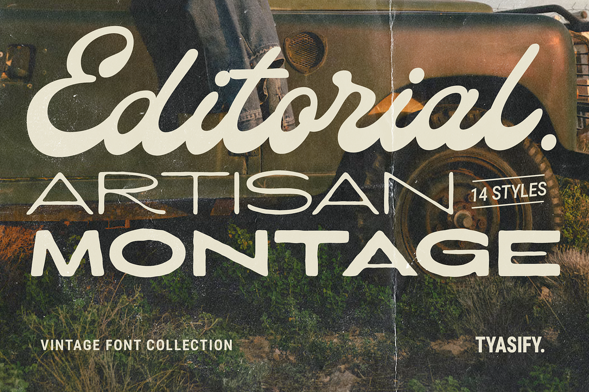 Canberra Alcon Vintage Font Duo, a Script Font by Tyasify (Photo 2 of 13)