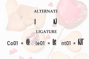 Cookies Valentine Script Font