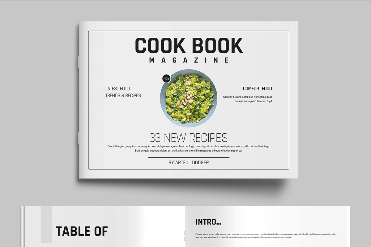 Classic And Modern Recipes Book, a Brochure Template by MightyDesign (Photo 2 of 9)