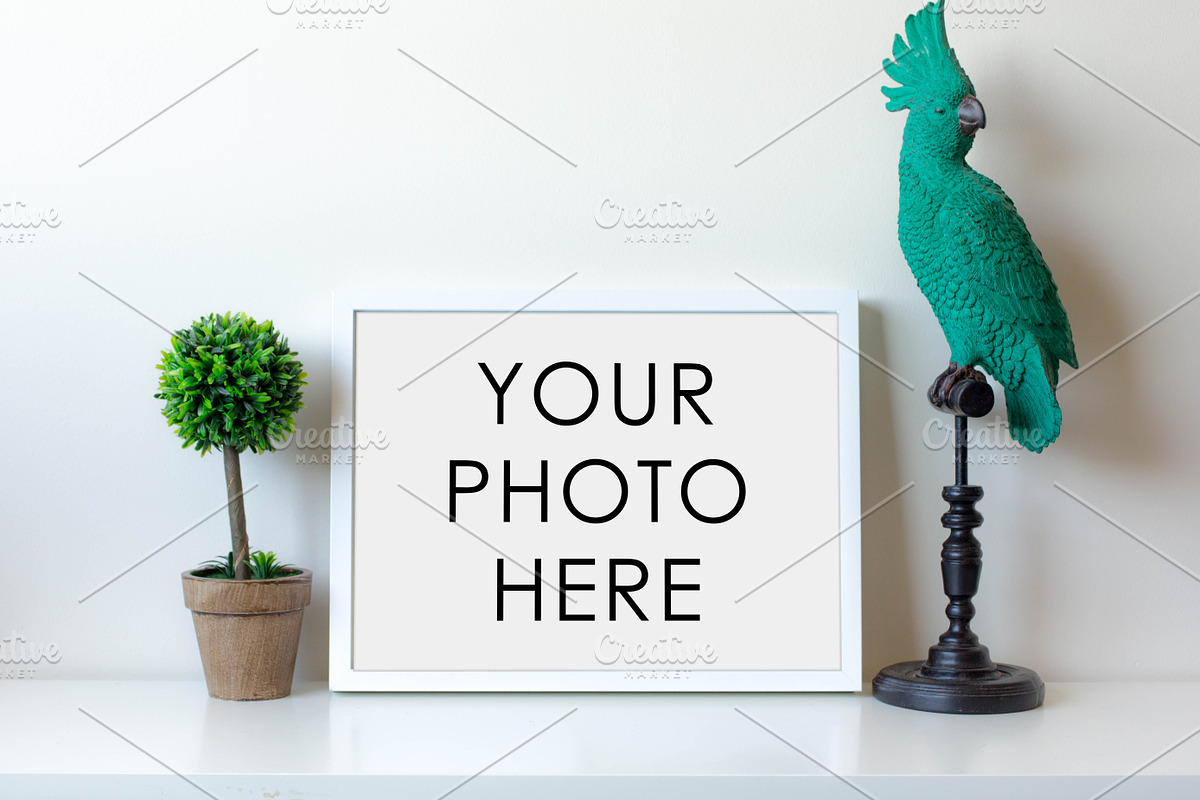 10 Minimalist White Mockup Frames, a Packaging Mockup by F R A M E D // SUPPLY CO. (Photo 11 of 11)