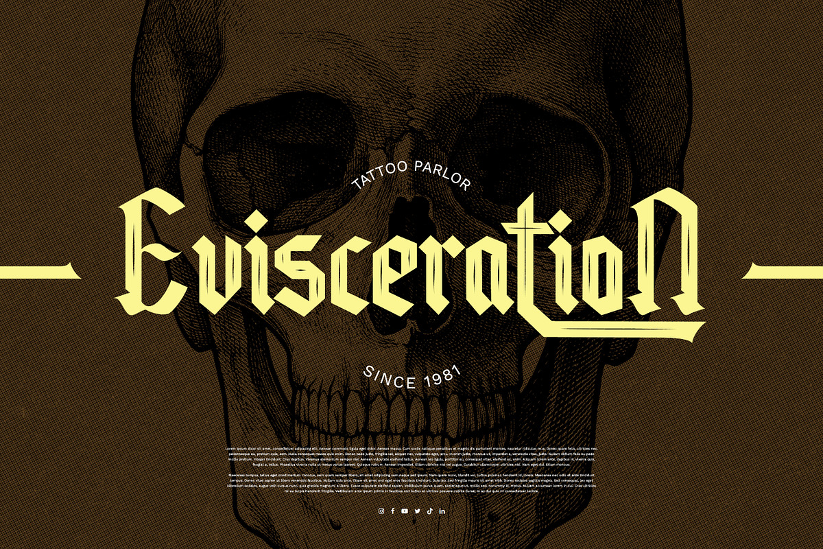 Lightbound - Blackletter Kufic Font, a Blackletter Font by Flawless And Co (Photo 3 of 11)