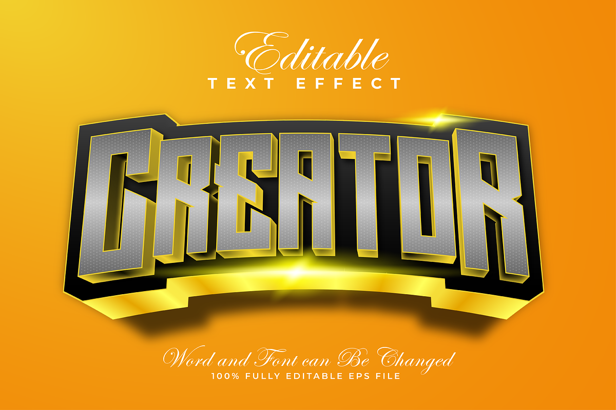 Esports 3D Text Effects Pack | EPS, a Layer Style Add-On by padilah_a (Photo 3 of 11)