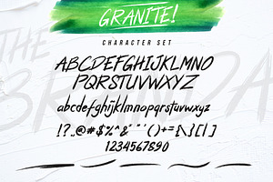 Granite Brush Business Font