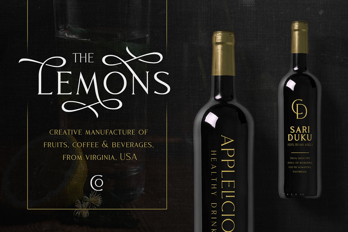 Mourich Elegant Font | With Extra preview 6