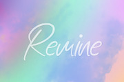 Remine, a Script Font by Jrray Studio (Thumbnail 6 of 7)