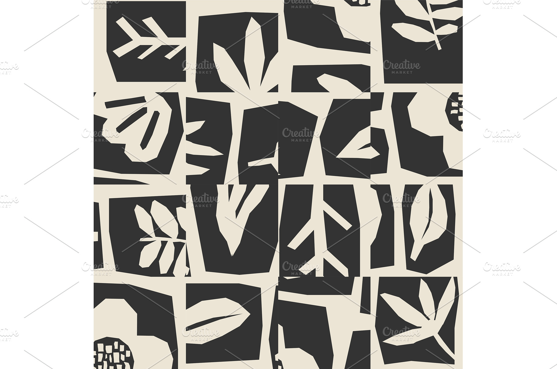 Cute trendy motley seamless pattern, an Abstract Photo by C Design Studio