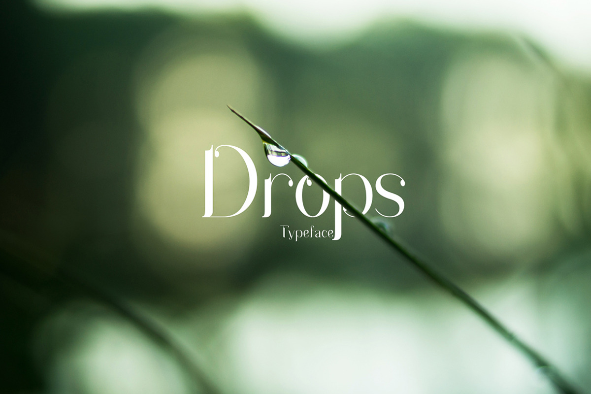 Drops Typeface