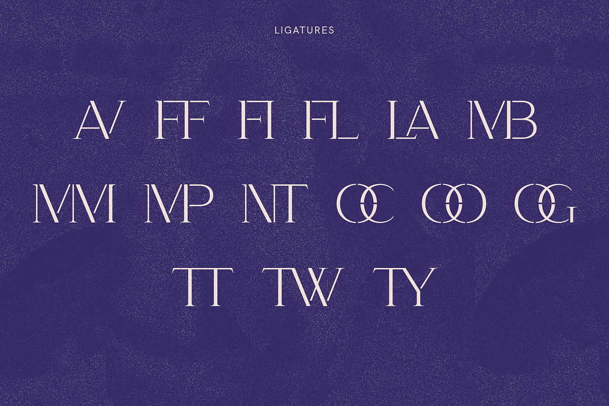 Kangri: Unique Elegant Stencil Serif preview 7