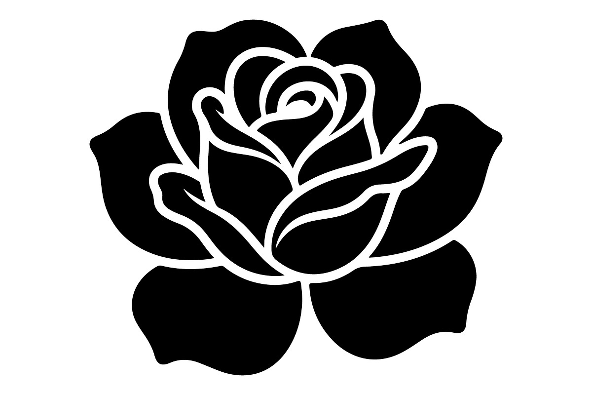 Floral Rose Lotus Silhouette, an Object Graphic by Gfx_Store (Photo 3 of 15)