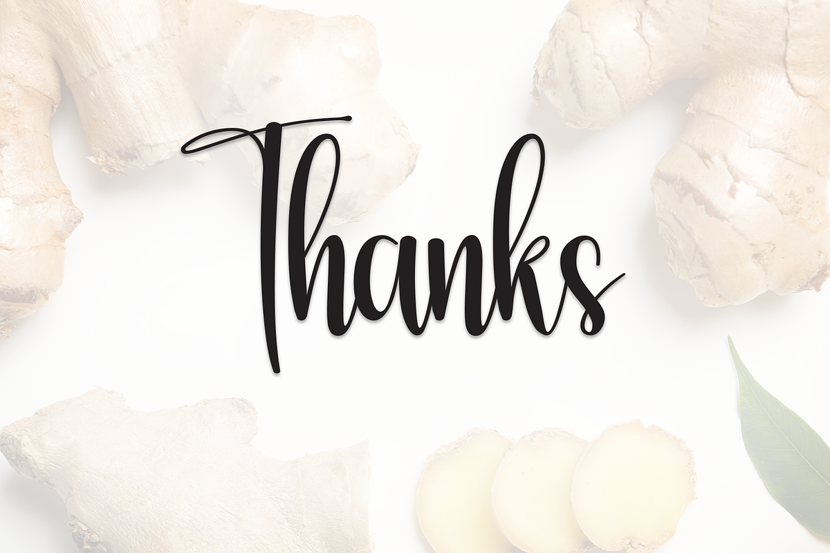 Ginger Farmhouse | Script Font, a Handwritten Font by Scratchones (Photo 9 of 9)