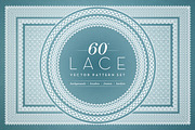 Digital Lace Borders & Backgrounds, a Decorative Illustration by digiful (Thumbnail 1 of 6)