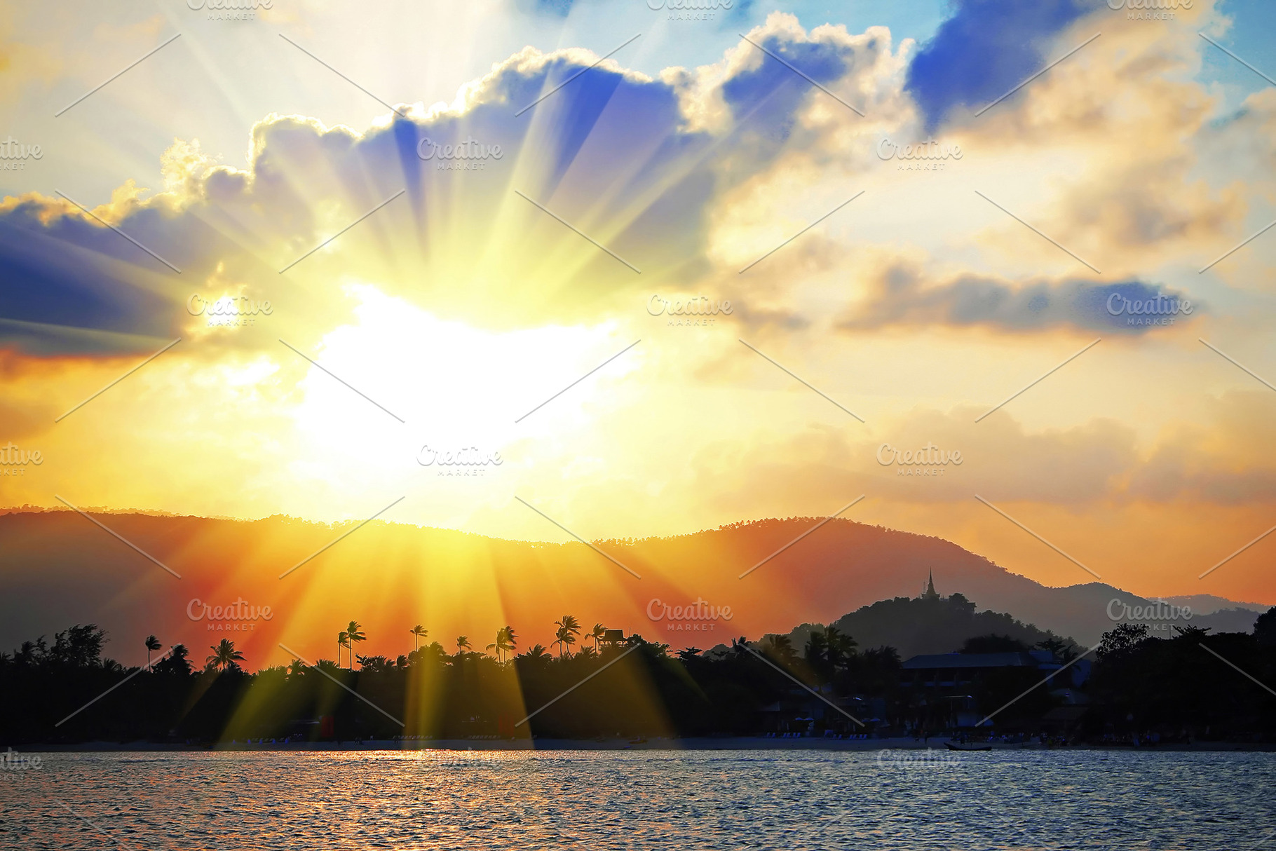 Beauty sunset, a Photo by saiko3p
