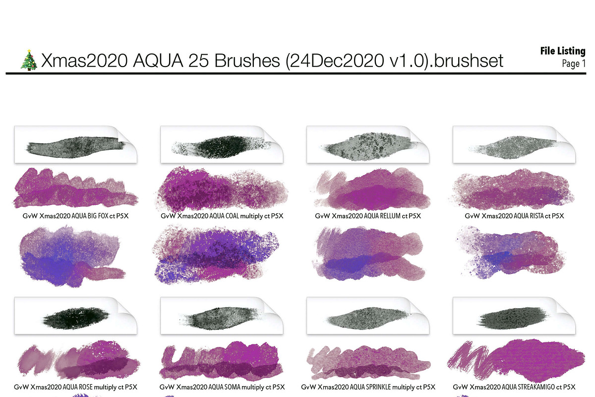 XMAS 2020 Bundle: 150+ Brushes, a Brush Add-On by Georg's Procreate Brushes (Photo 6 of 6)
