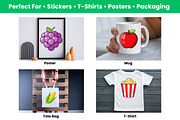 471 Food & Fruit Clipart Bundle, a Food Illustration by Awieee1 (Thumbnail 5 of 5)