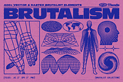 BRUTALISM | 400+ Brutalist Vectors, an Object Graphic by Thundr Co. (Thumbnail 1 of 11)