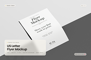 US Letter Flyer Mockup, an Advertising Mockup by Toasin Studio (Thumbnail 1 of 7)