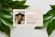Beige Business Card Template, a Business Card Template by SunshineStudioBoutique (Thumbnail 5 of 9)