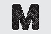 Black Glitter, a Font by Fourteen Letter (Thumbnail 2 of 6)