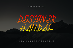 Designer Handal - Font