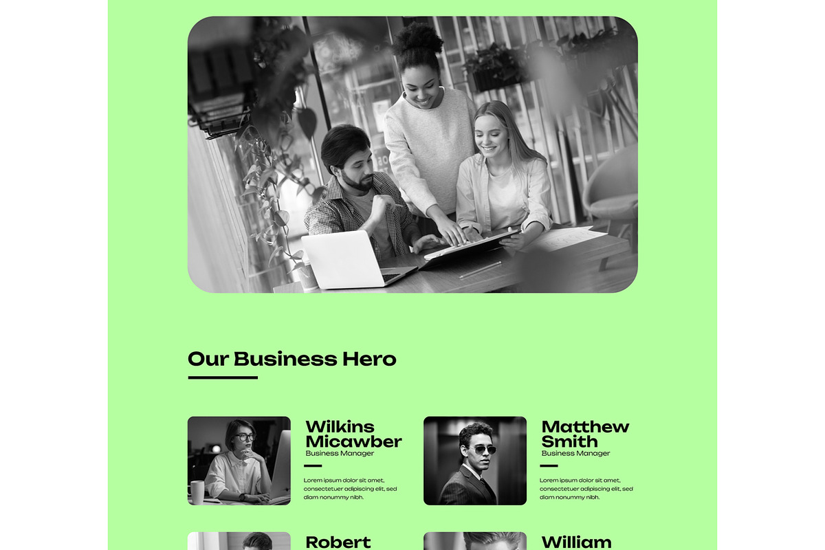 Corporate Website Landing Page, a Landing Page Template by ContestDesign (Photo 4 of 7)