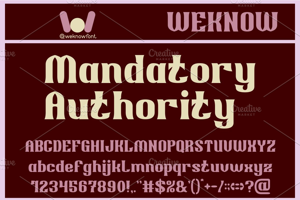 Highest Power font, a Serif Font by weknow (Photo 2 of 8)