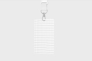 Corporate ID Card Badge Mockup PSD, a Product Mockup by graphypix (Thumbnail 3 of 4)
