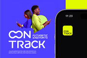AQUOOS Modern Futuristic Display, a Sans Serif Font by WhymoreArt (Thumbnail 7 of 11)