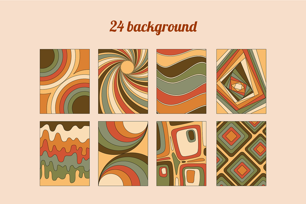 Retro Vintage Groovy Collections, an Illustration by Vesvocrea (Photo 7 of 10)
