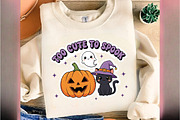To Cute To Spook Halloween T-Shirts, an Illustration by DreamArtGraphic (Thumbnail 3 of 5)