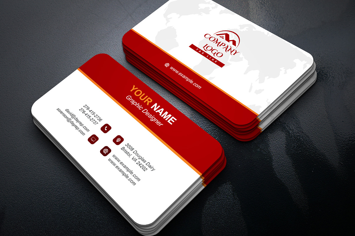 Editable PSD Cards for Pros