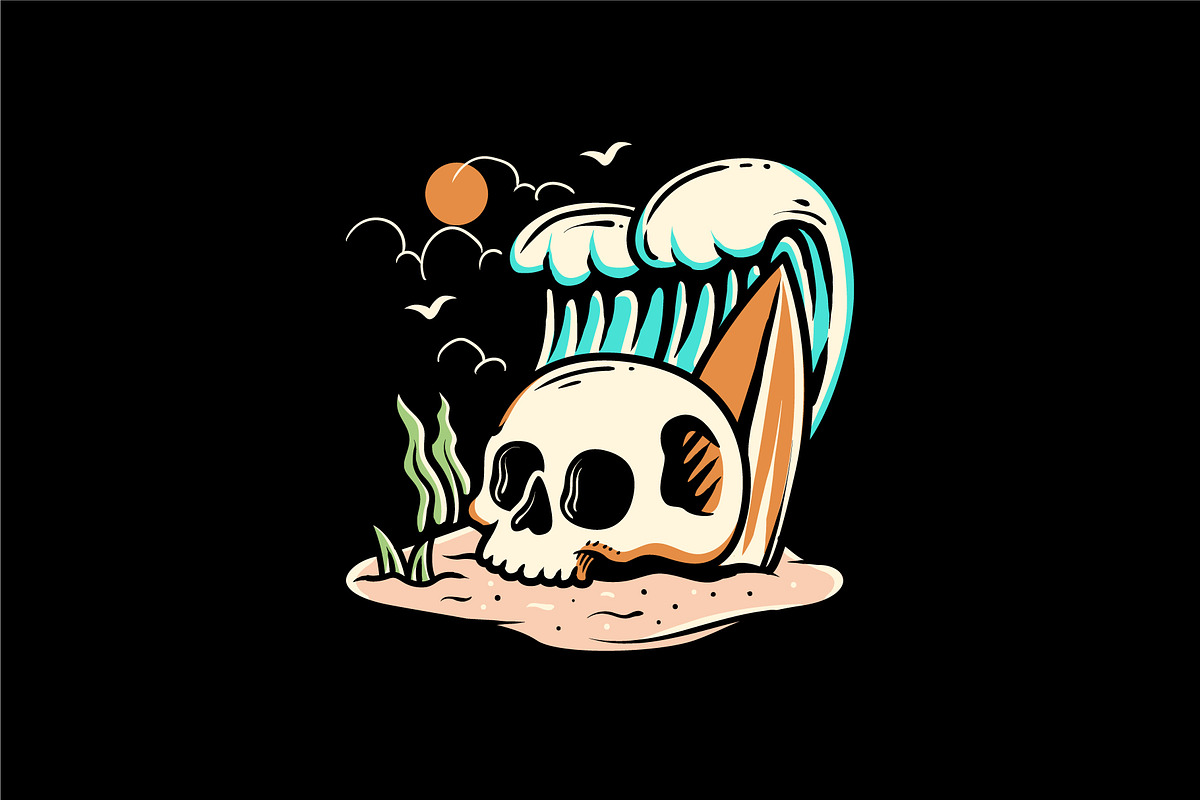 skull island illustration set, an Illustration by Pen of God Studio (Photo 2 of 5)