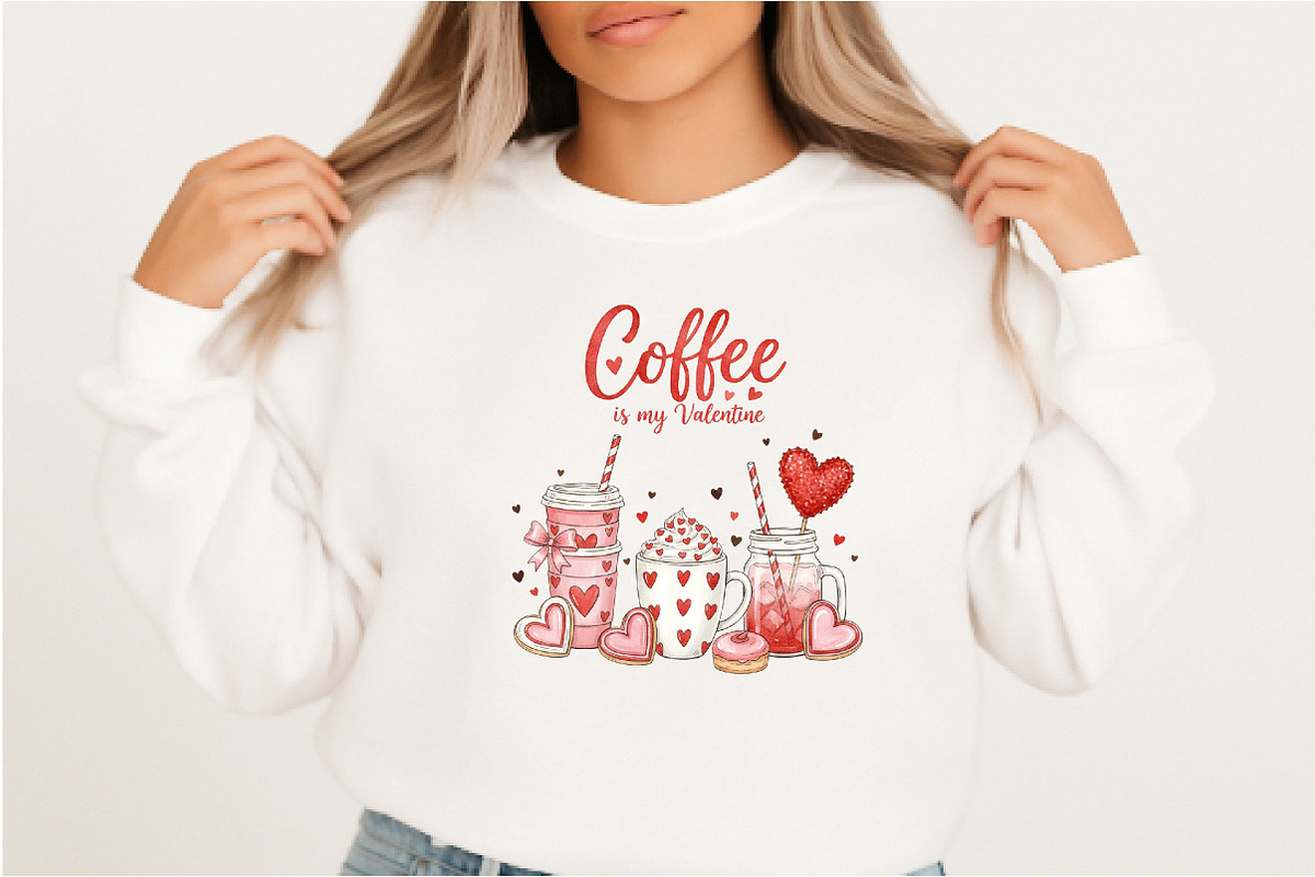 Valentine Coffee Cup PNG, an Illustration by DreamArtGraphic (Photo 3 of 6)