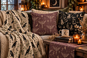 Witchy Seamless Pattern Celestial, a Seasonal Illustration by Willow Paige Farms (Thumbnail 3 of 3)