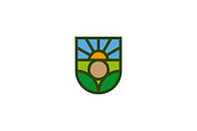 Nature Farm Logo, a Branding & Logo Template by Mauro Bertolino (Thumbnail 1 of 4)