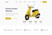 Automobile Website Design, a Landing Page Template by uiwarrior (Thumbnail 2 of 2)